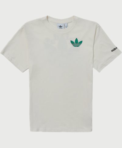 Adidas Originals T-shirts TREFOIL LEAVES HC2140 Hvid